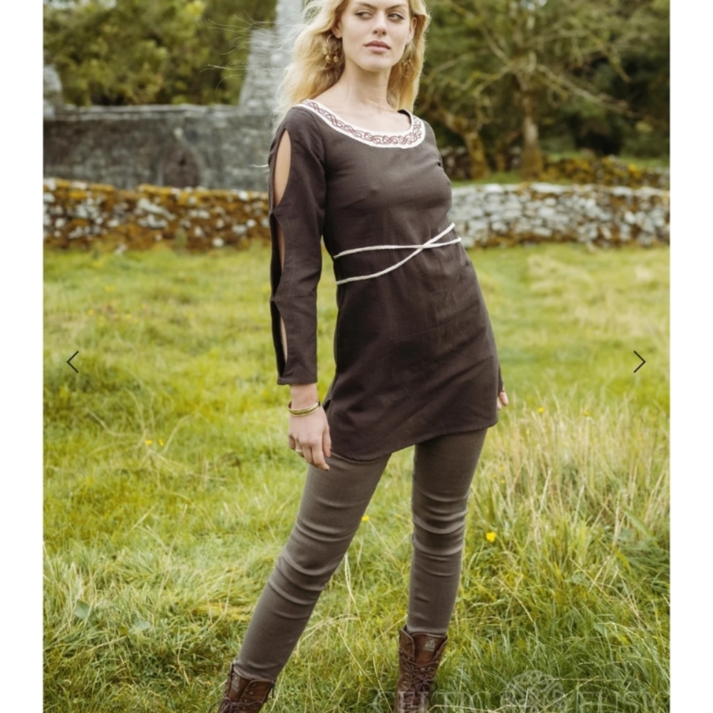 Celtic Fusion Blathnat Tunic Dress Bell Sleeve *Runs Small*